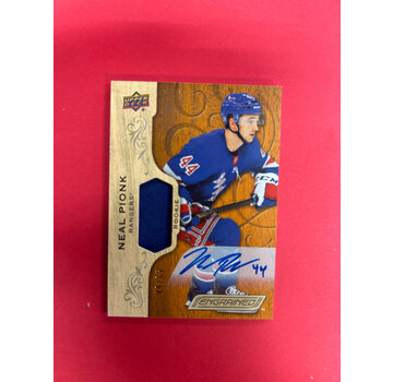 UPPER DECK 2018-19 UPPER DECK ENGRAINED NEAL PIONK ROOKIE PATCH AUTO /65