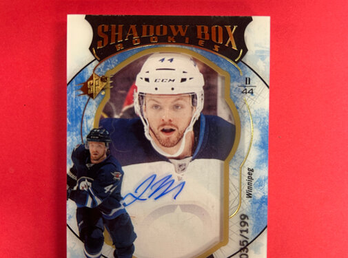 UPPER DECK 2016-17 UPPER DECK SPX JOSH MORRISSEY SHADOWBOX ROOKIE AUTO /199