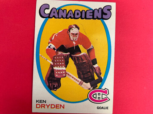 O-PEE-CHEE 1971-72 TOPPS  DRYDEN ROOKIE CLEAN