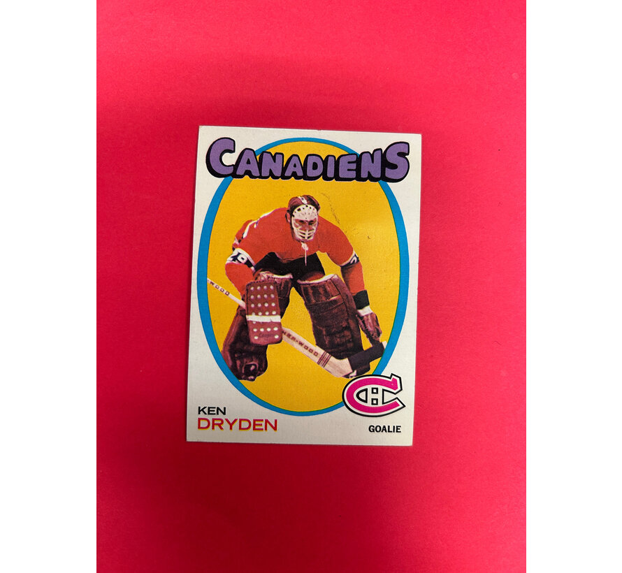 1971-72 TOPPS  DRYDEN ROOKIE CLEAN