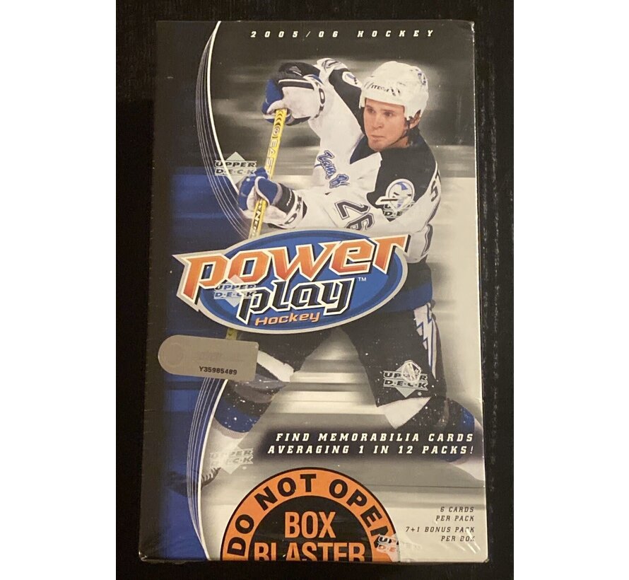 2005-06 POWERPLAY HOCKEY SEALED BLASTER BOX