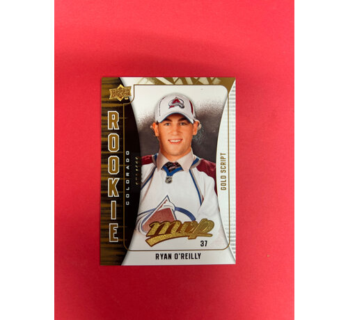 UPPER DECK 2009-10 UPPER DECK MVP RYAN O'REILLY GOLD SCRIPT ROOKIE /100