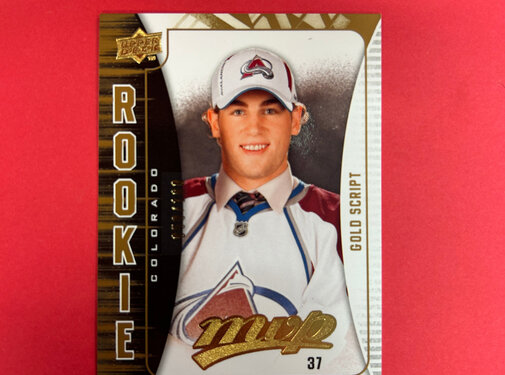 UPPER DECK 2009-10 UPPER DECK MVP RYAN O'REILLY GOLD SCRIPT ROOKIE /100