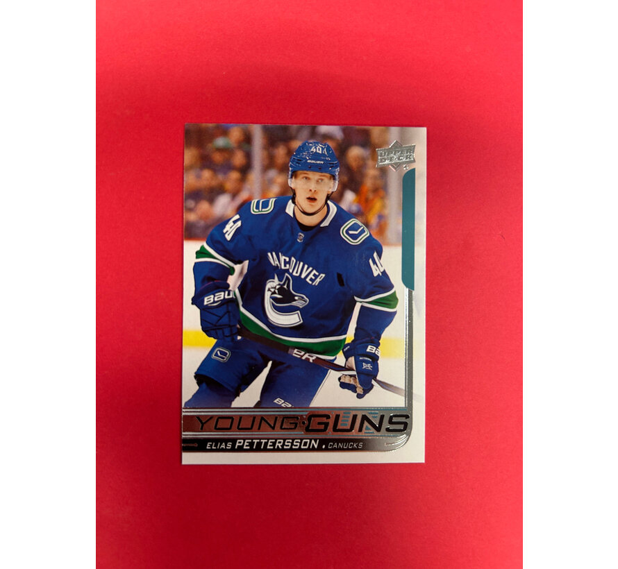 2018-19 UPPER DECK SERIES 1 ELIAS PETTERSSON YOUNG GUNS
