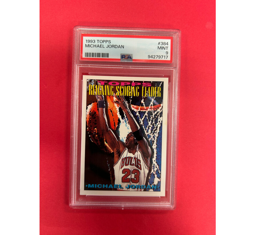 1993 TOPPS MICHAEL JORDAN  SCORING LEADER PSA GRADED 9