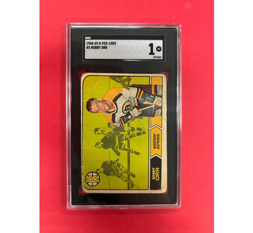 O-PEE-CHEE 1968-69 O-PEE-CHEE BOBBY ORR SGC GRADED 1