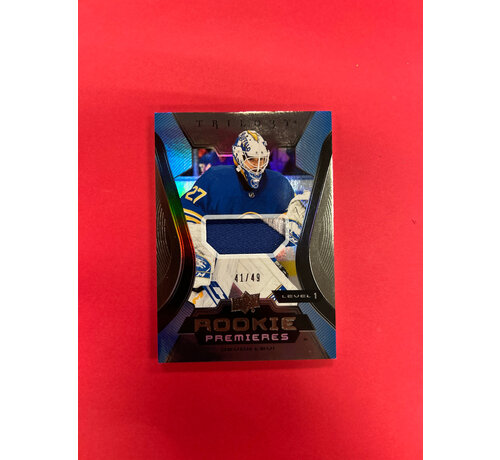 UPPER DECK 2023-24 UPPER DECK TRILOGY DEVON LEVI ROOKIE PREMIERES PATCH /49