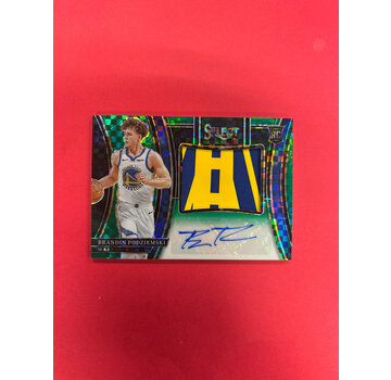 PANINI 2023-24 PANINI SELECT BASKETBALL BRANDIN PODZIEMSKI ROOKIE PATCH AUTO GREEN /5