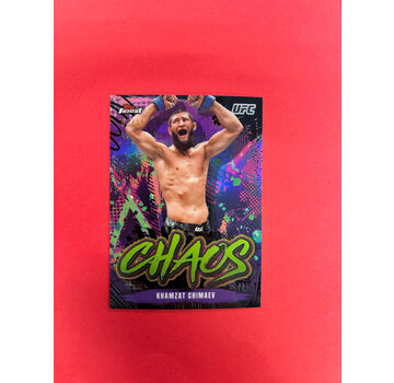 TOPPS 2024 TOPPS FINEST UFC KHAMZAT CHIMAEV CHAOS BLACK /25