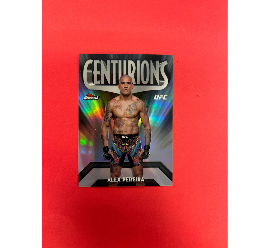 2024 TOPPS FINEST UFC ALEX PEREIRA CENTURIONS SSP