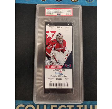 PSA ALEX OVECHKIN 600TH GOAL GAME REG SEASON TICKET STUB PSA 10 WASHINGTON CAPITALS