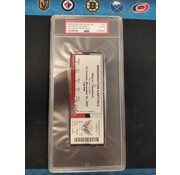 ALEX OVECHKIN 6TH NHL HAT TRICK TICKET STUB PSA 8 WASHINGTON CAPITALS THRASHERS