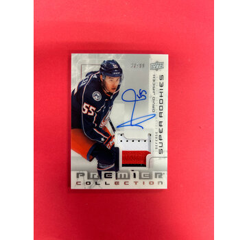 UPPER DECK 2022-23 UPPER DECK PREMIER DAVID JIRICEK SUPER ROOKIE PATCH AUTO /99