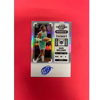 PANINI 2022-23 PANINI CONTENDERS OPTIC MARK WILLIAMS ROOKIE TICKET AUTOGRAPH