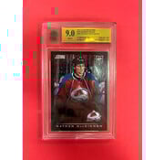 PANINI 2013-14 PANINI SCORE NATHAN MACKINNON HOT ROOKIES BLACK SSP MNT GRADED 9