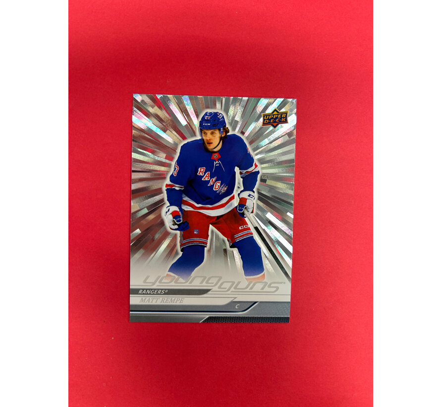 2024-25 UPPER DECK SERIES 1 MATT REMPE YOUNG GUNS SILVER OUTBURST