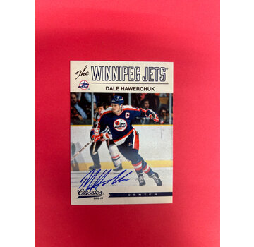 PANINI 2012-13 PANINI CLASSIC DALE HAWERCHUK AUTOGRAPH ON CARD