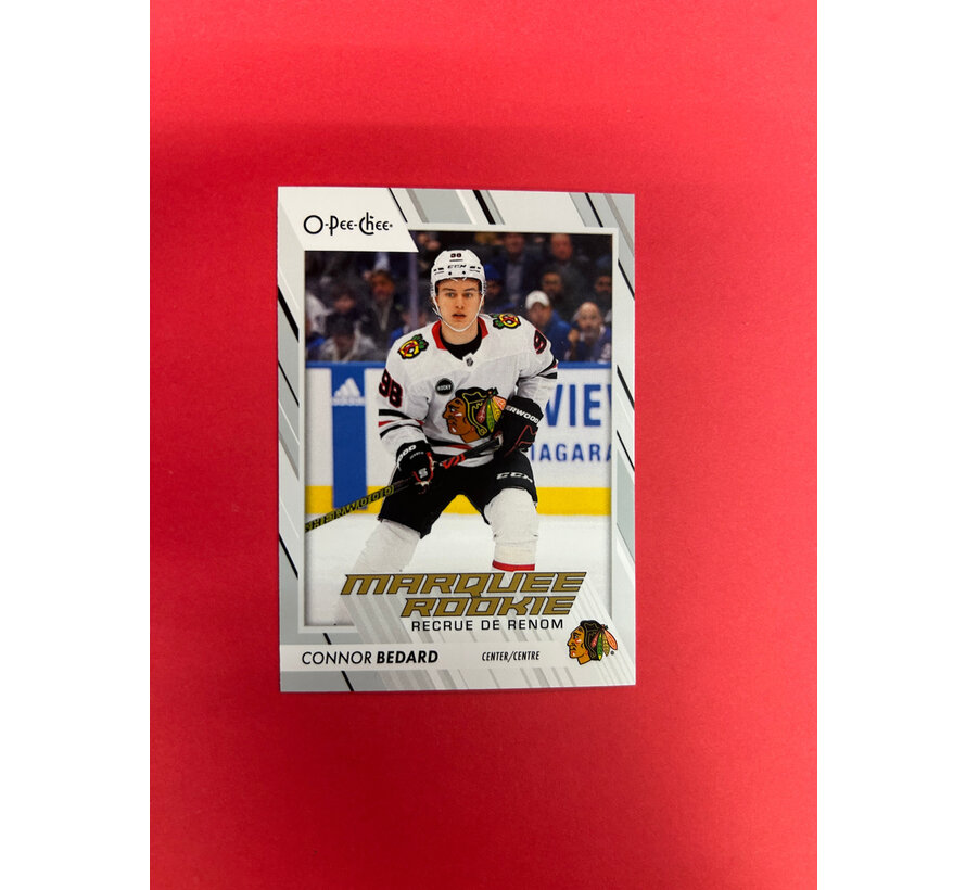 2023-24 O-PEE-CHEE CONNOR BEDARD MARQUEE ROOKIES