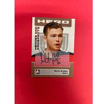 IN THE GAME 2006 IN THE GAME MARTIN BRODUER HEROES AUTOGRAPHS