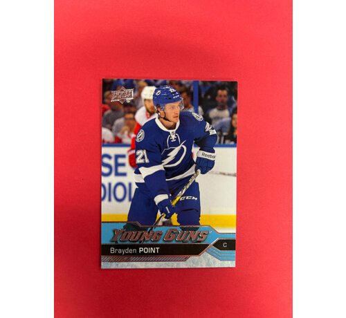 UPPER DECK 2016-17 UPPER DECK SERIES 1 BRAYDEN POINT YOUNG GUNS