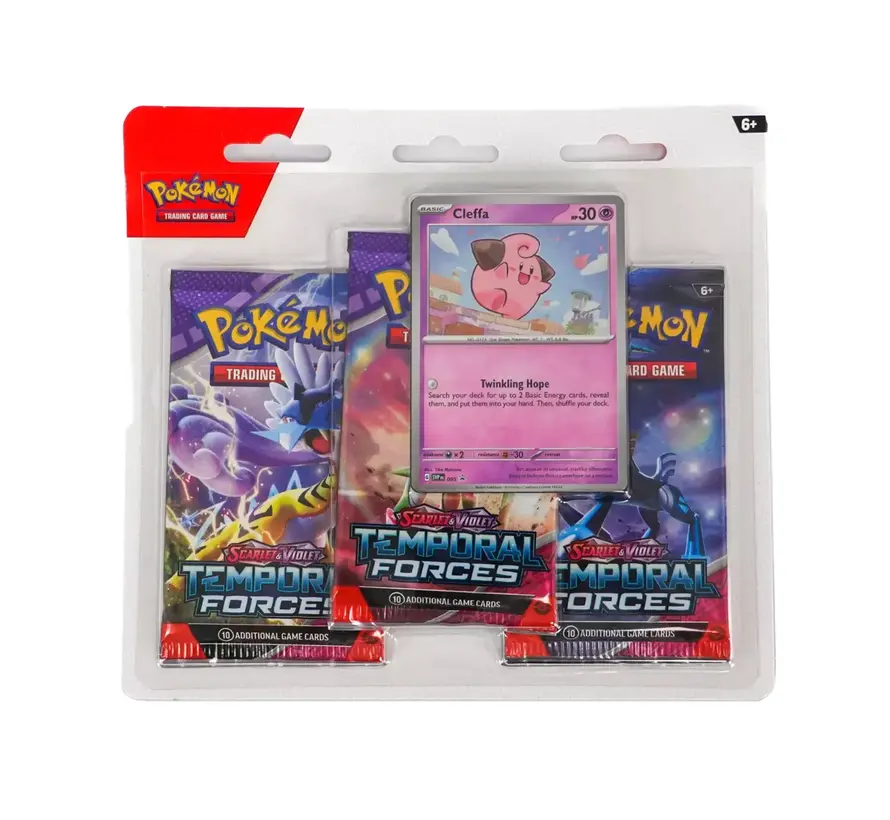POKEMON SV05 TEMPORAL FORCES 3-PACK BLISTER