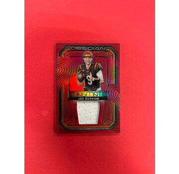 PANINI 2024 PANINI OBSIDIAN JOE BURROW MAGMATIC PATCH /75
