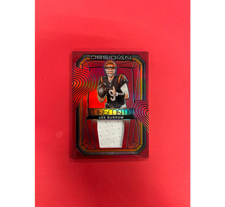 2024 PANINI OBSIDIAN JOE BURROW MAGMATIC PATCH /75