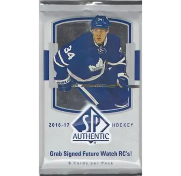 UPPER DECK 2016-17 UPPER DECK SP AUTHENTIC HOCKEY PACK