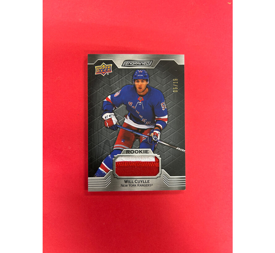 2023-24 UPPER DECK ENGRAINED WILL CUYLLE EBONY MEMORABILIA /15