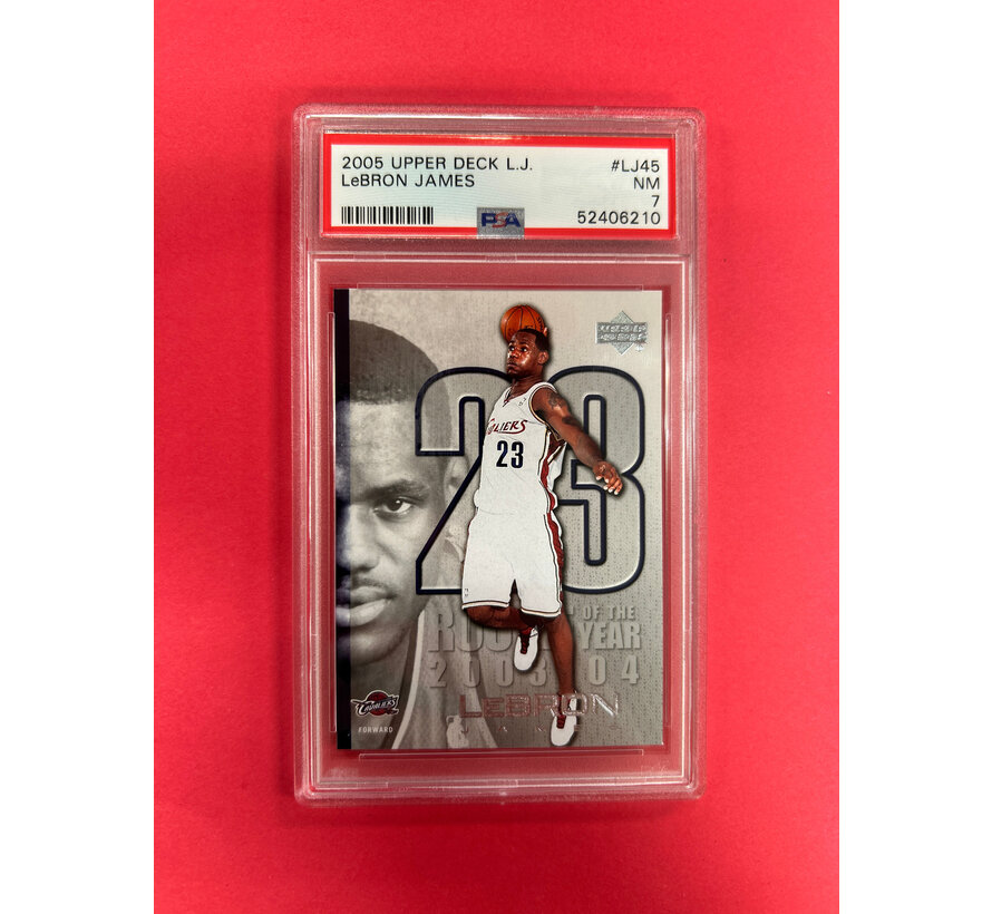 2005 UPPER DECK LBJ LEBRON JAMES BOX SET PSA GRADED 7