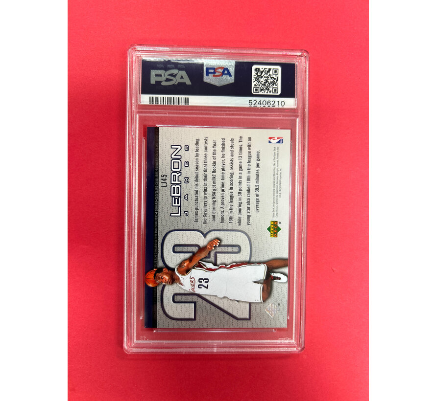 2005 UPPER DECK LBJ LEBRON JAMES BOX SET PSA GRADED 7