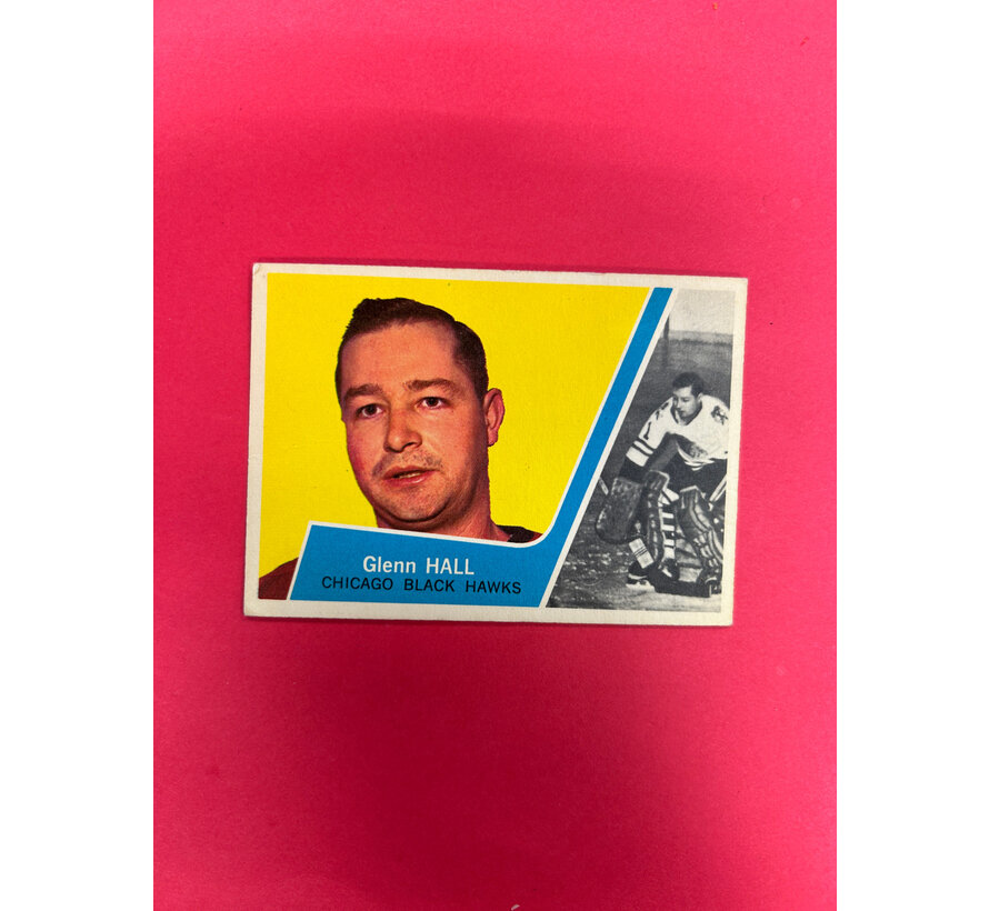 1963-84 OPC GLENN HALL CREASED/ WRINKLED