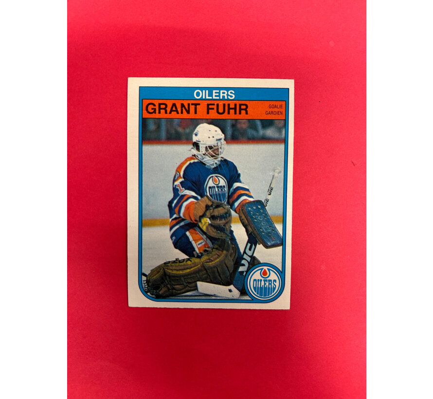 1982-83 O-PEE-CHEE GRANT FUHR ROOKIE CARD