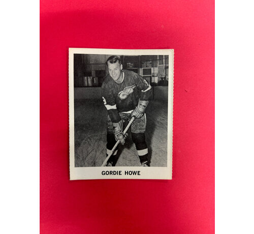 COCA COLA 1965 COCA COLA GORDIE HOWE  CUT OUT