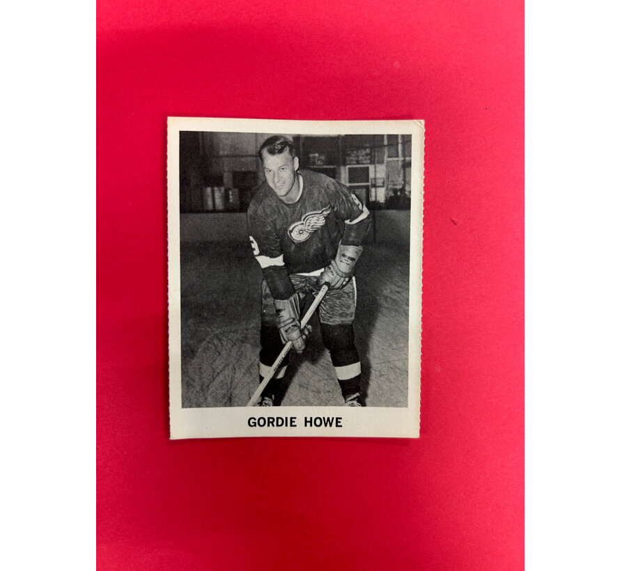 1965 COCA COLA GORDIE HOWE  CUT OUT