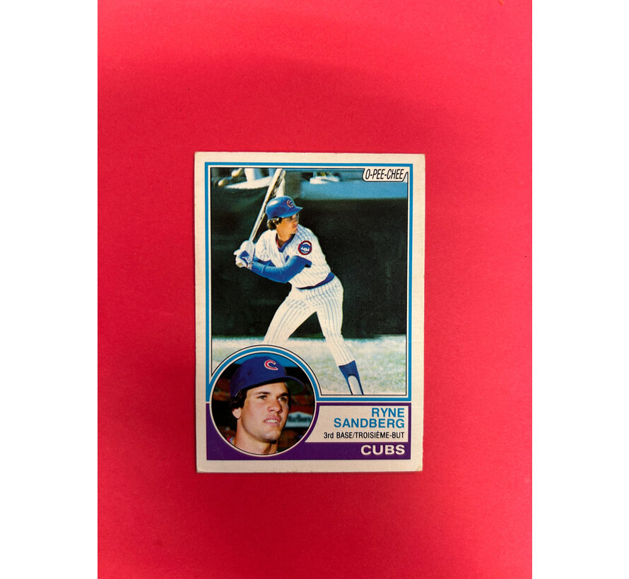 1983 O-PEE-CHEE RYNE SANDBERG ROOKIE