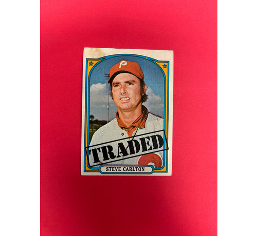 TOPPS 1972 TOPPS STEVE CARLTON TRADED