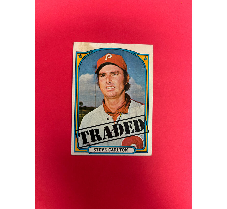 1972 TOPPS STEVE CARLTON TRADED