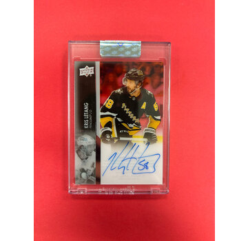 UPPER DECK 2021-22 UPPER DECK KRIS LETANG CLEAR CUT AUTOGRAPH