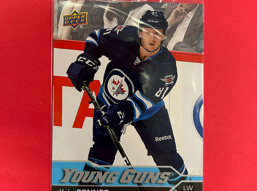 UPPER DECK 2016-17 UPPER DECK SERIES 1 KYLE CONNOR YOUNG GUNS JUMBO