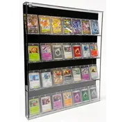 PATHER PATHER LARGE TRADING CARD CABINET WITH BLACK BACK