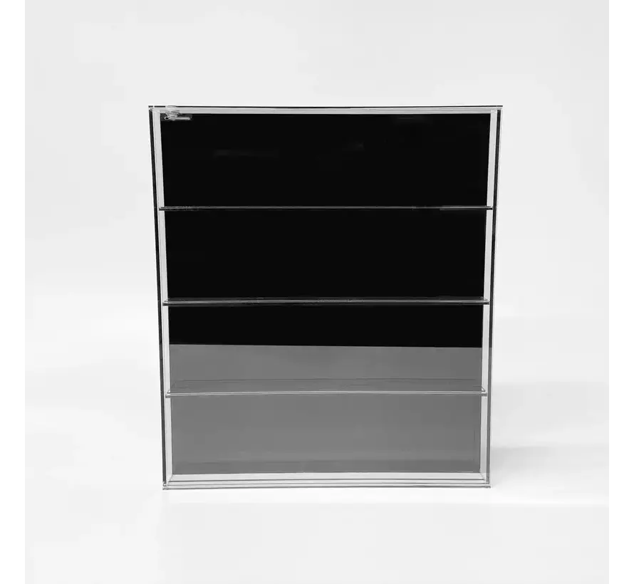 PATHER LARGE TRADING CARD CABINET WITH BLACK BACK