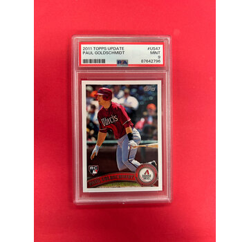 TOPPS 2011 TOPPS UPDATE PAUL GOLDSCHMIDT ROOKIE PSA GRADED 9