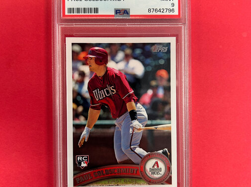 TOPPS 2011 TOPPS UPDATE PAUL GOLDSCHMIDT ROOKIE PSA GRADED 9
