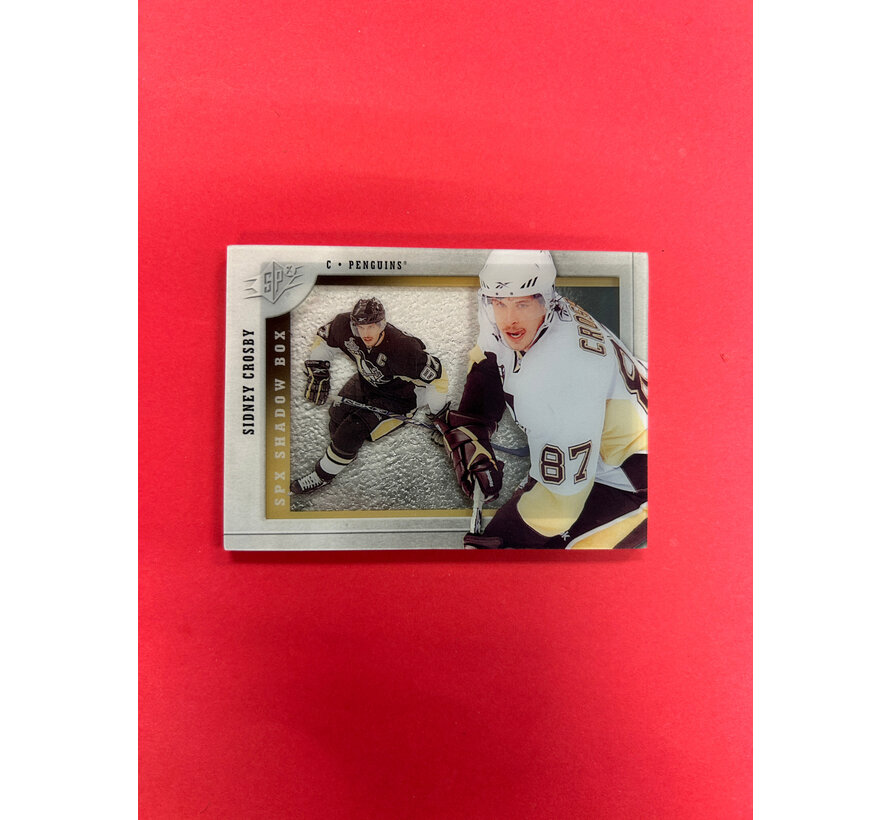 2009-10 UPPER DECK SPX SIDNEY CROSBY SHADOWBOX