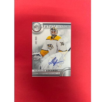 UPPER DECK 2023-24 SP AUTHENTIC YAROSLAV ASKAROV FUTURE WATCH AUTOGRAPH /999