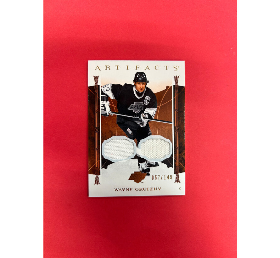 2022-23 UPPER DECK ARTIFACTS WAYNE GRETZKY DUAL JERSEY /149