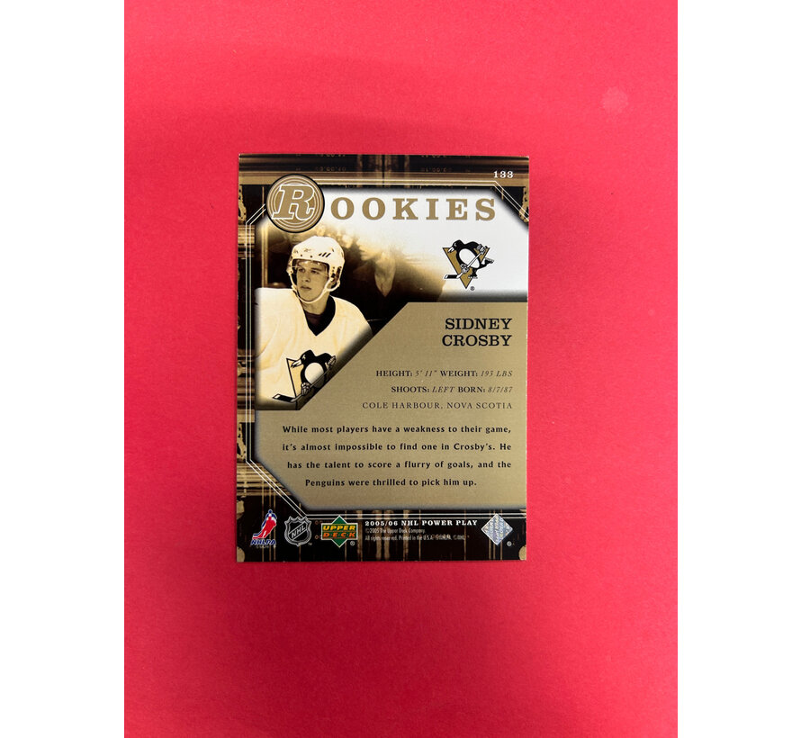 2005-06 UPPER DECK POWERPLAY SIDNEY CROSBY ROOKIE