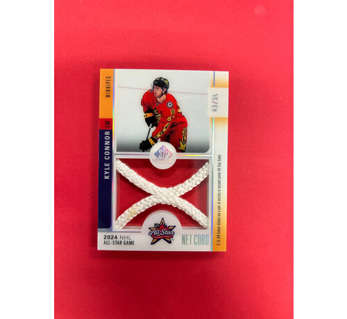 UPPER DECK 2024-25 SP GAME USED KYLE CONNOR NETCORDS /35