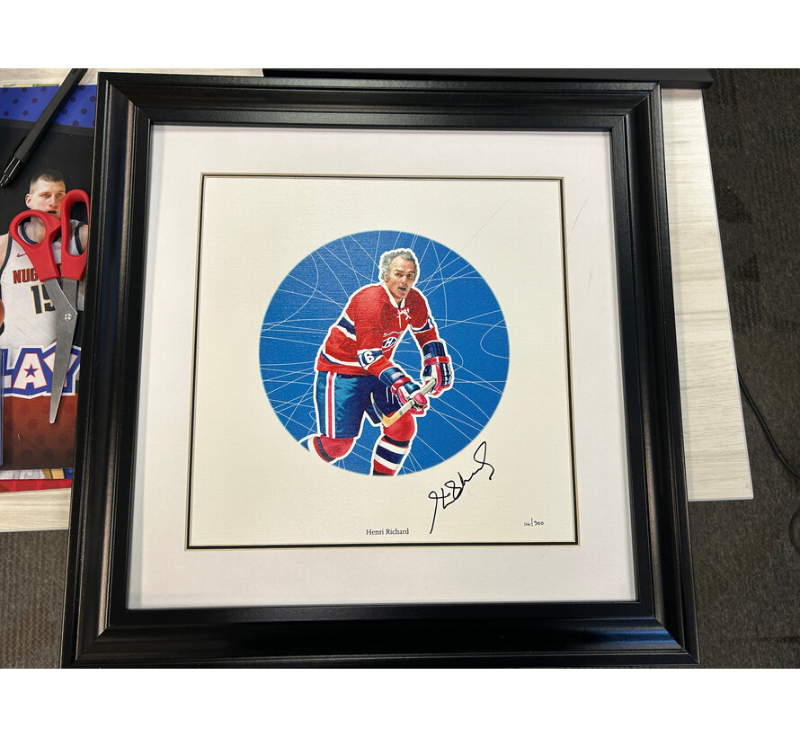 HENRI RICHARD CANADA POST SIGNED LITHOGRAPH /300